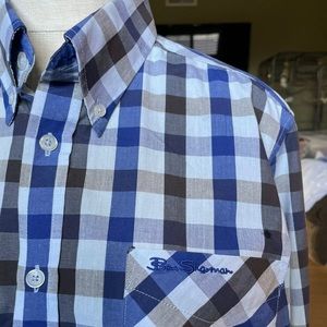 Ben Sherman Medium Longsleeve blue black plaid